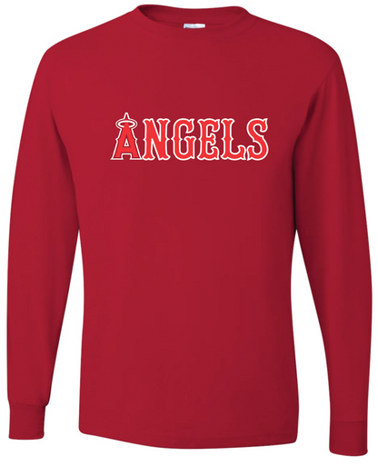 Angels Baseball Gildan Ultra Cotton® Long Sleeve T-Shirt