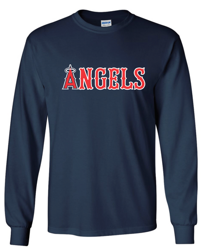 Angels Baseball Gildan Ultra Cotton® Long Sleeve T-Shirt