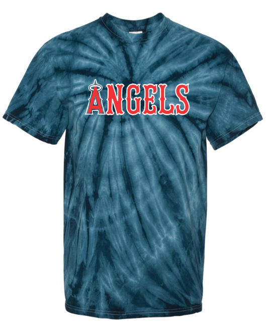 Angels Baseball Cyclone Tie Dye T-shirt