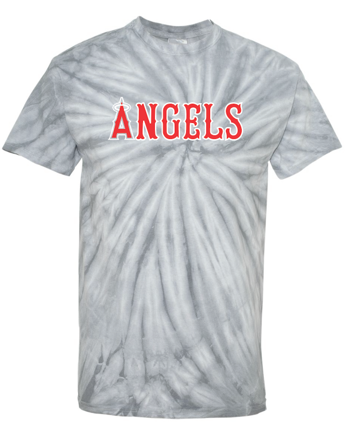 Angels Baseball Cyclone Tie Dye T-shirt