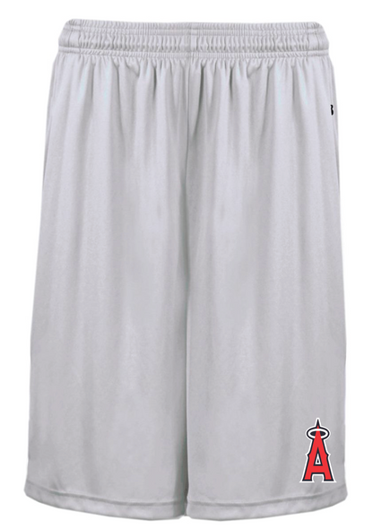 Angels Baseball Badger Pocketed Shorts