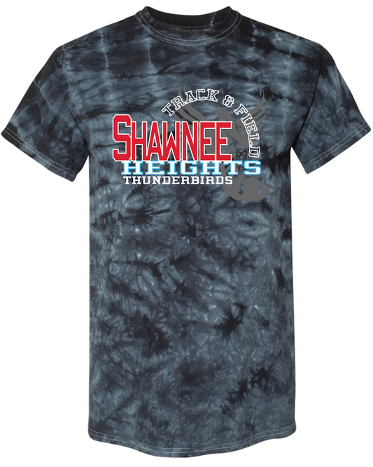 Shawnee Heights Track & Field Crystal Tie Dye T-shirt