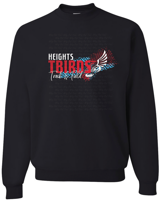 Tbirds Track & Field Jerzees Nublend Crew Sweatshirt