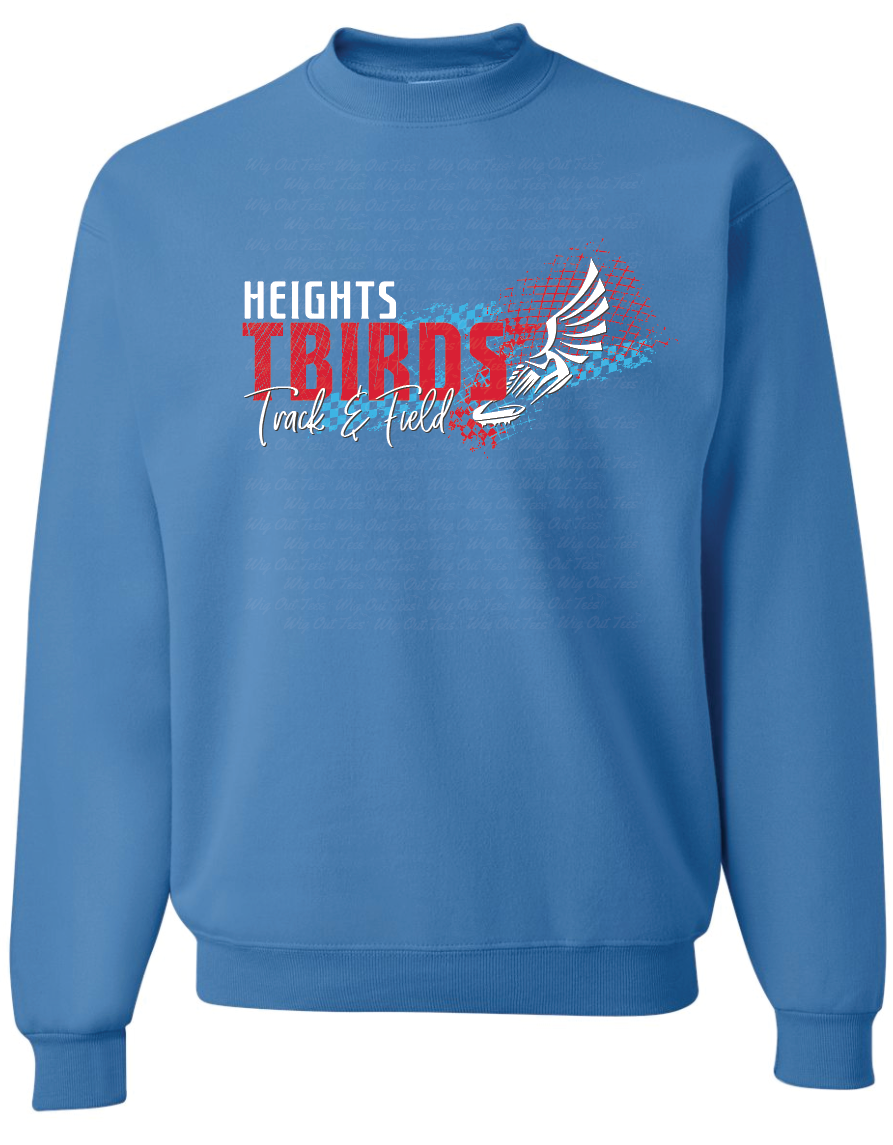 Tbirds Track & Field Jerzees Nublend Crew Sweatshirt