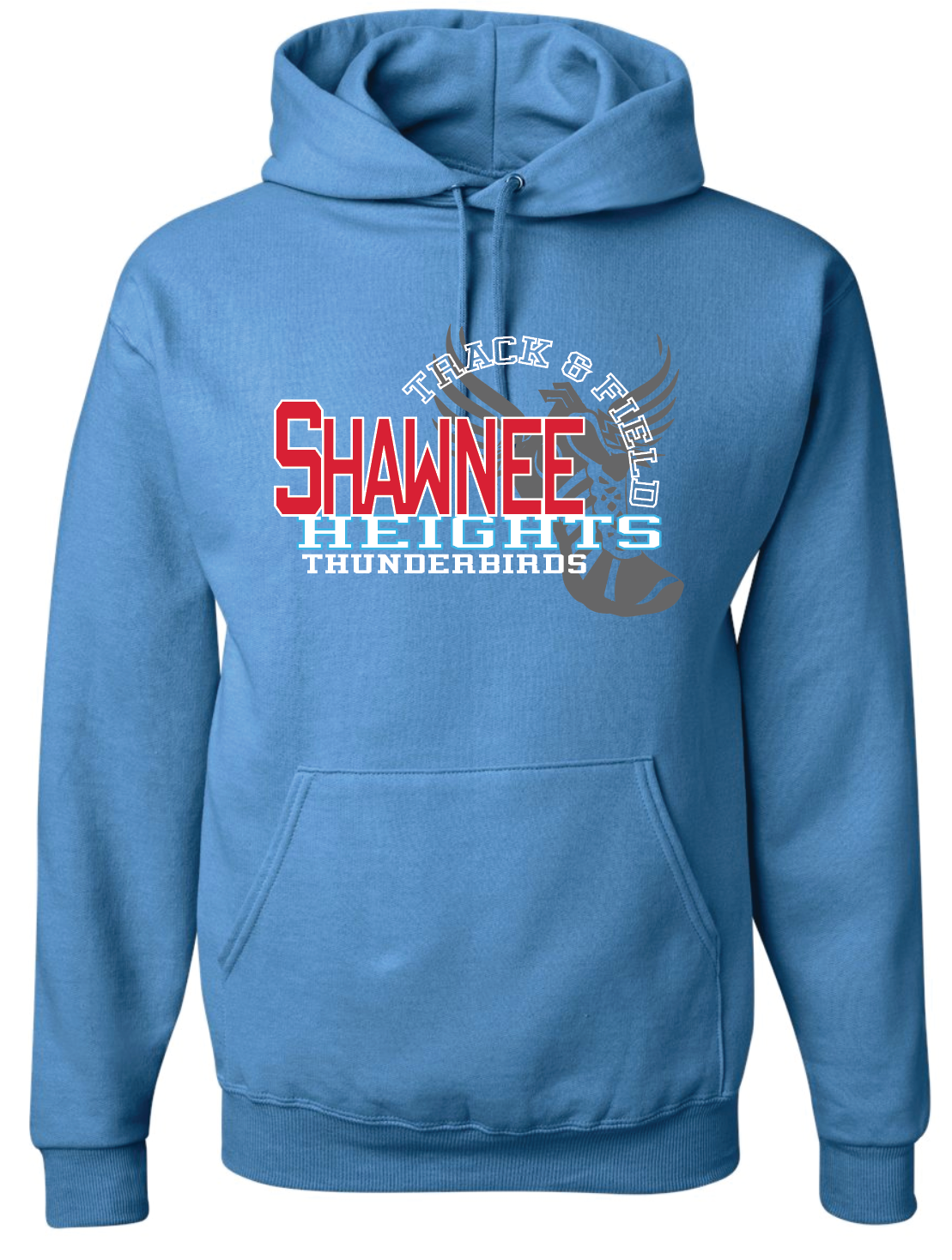 Shawnee Heights Track & Field Jerzees NuBlend® Hooded Sweatshirt