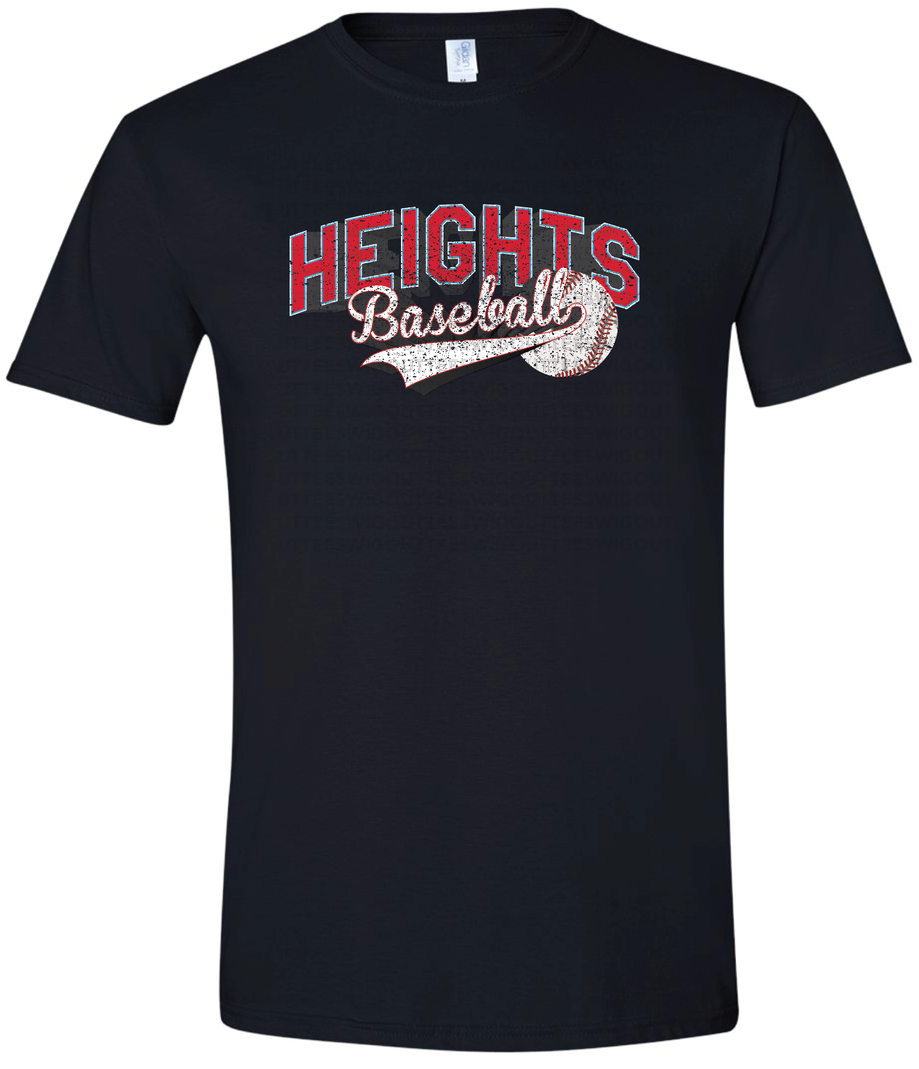 Heights Baseball Gildan Softstyle T-Shirt