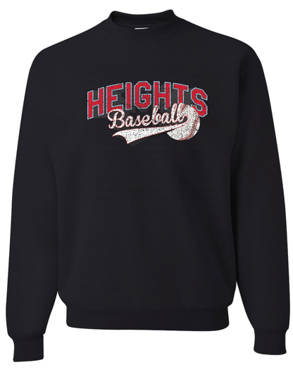 Heights Baseball Jerzees Nublend Crew Sweatshirt