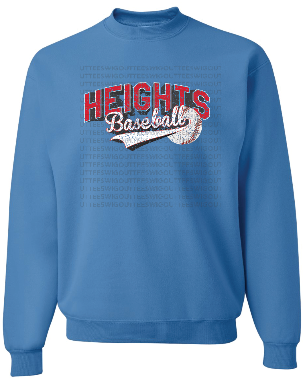 Heights Baseball Jerzees Nublend Crew Sweatshirt