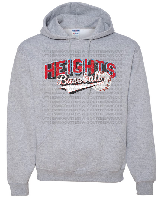 Heights Baseball Jerzees Nublend Hooded Sweatshirt