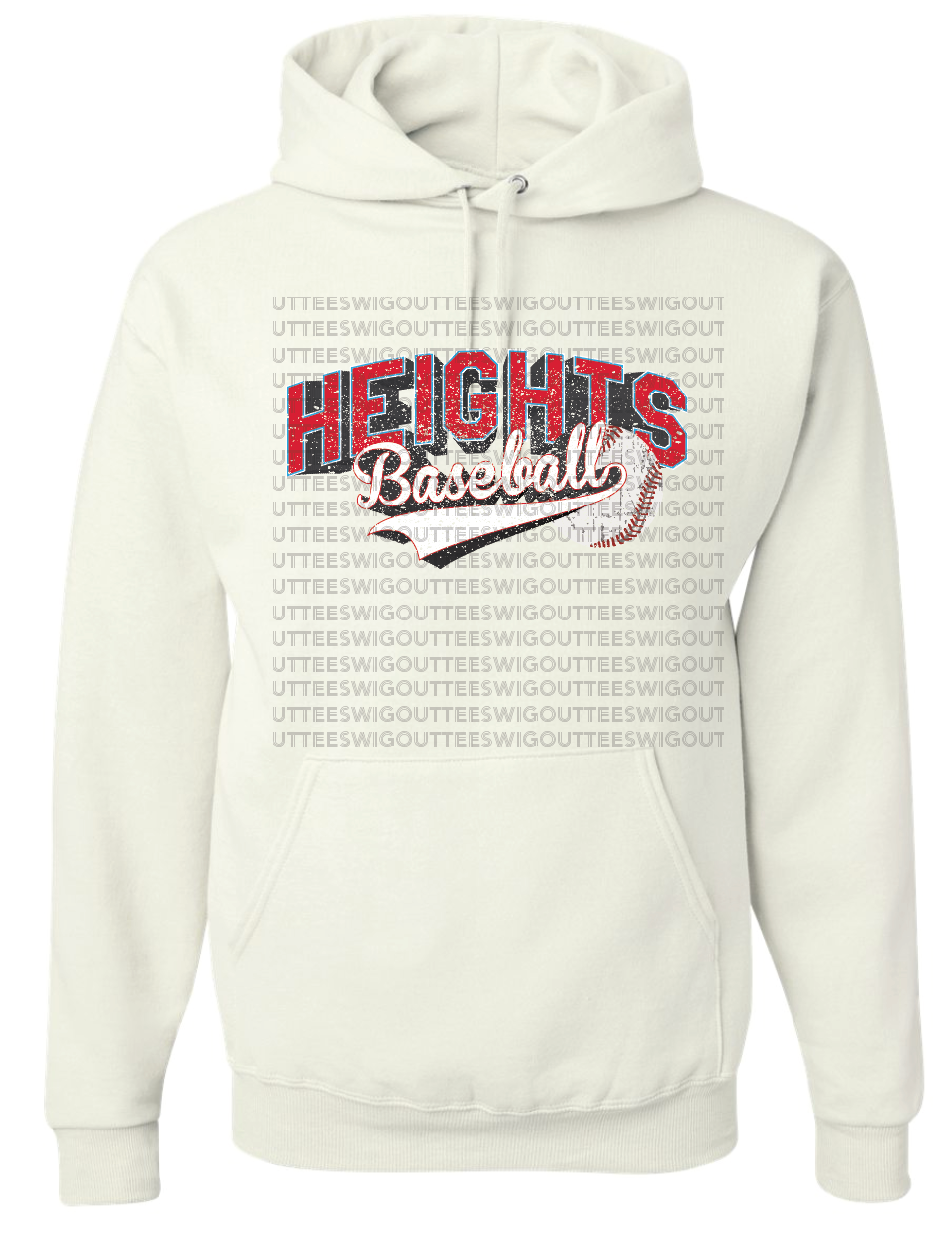 Heights Baseball Jerzees Nublend Hooded Sweatshirt