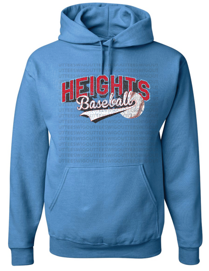 Heights Baseball Jerzees Nublend Hooded Sweatshirt