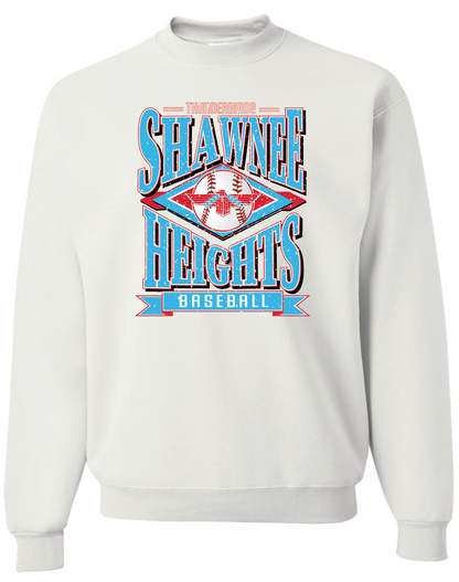 Vintage Shawnee Heights Baseball Gildan Softstyle T-Shirt