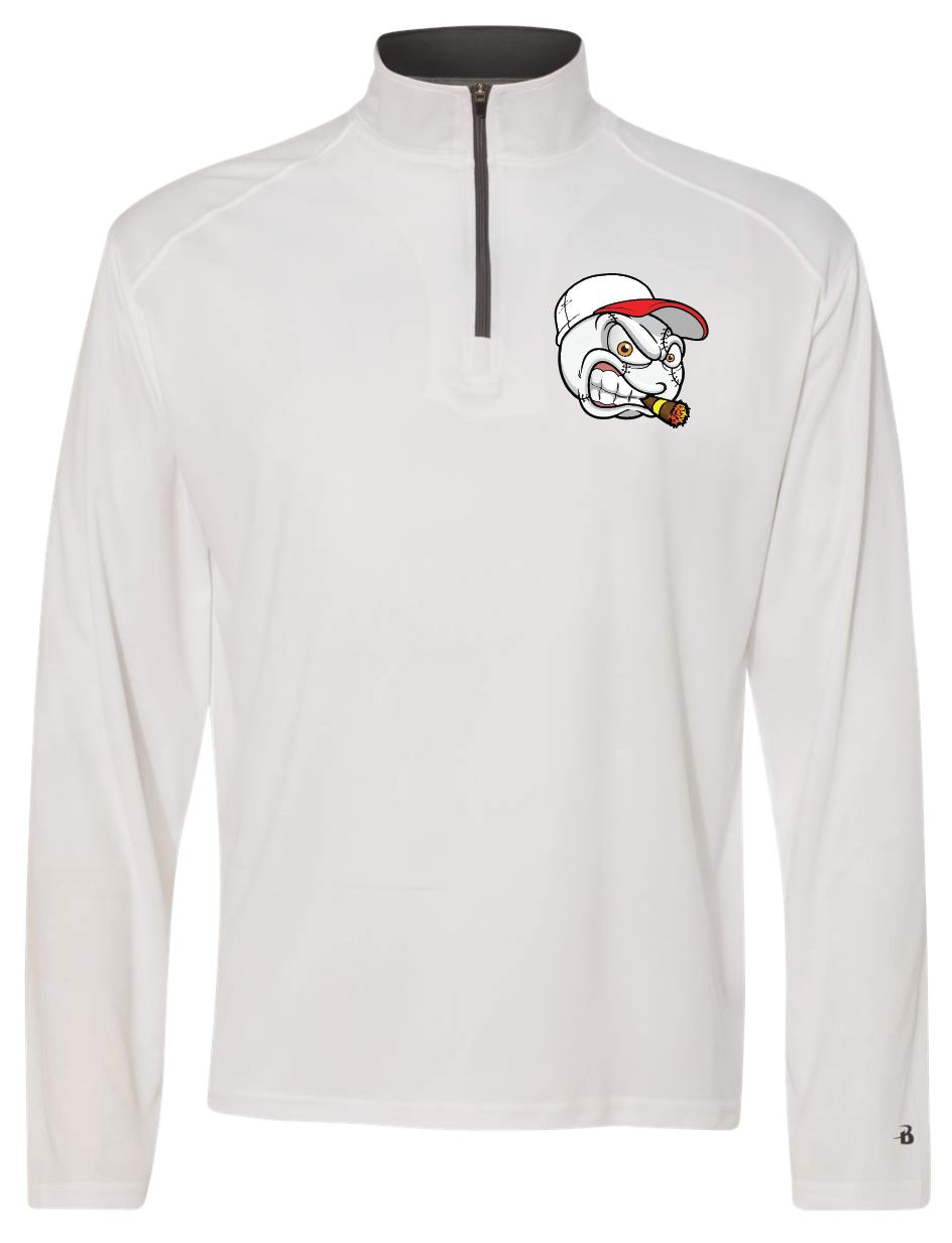 Stogies Logo Badger B-Core Quarter-Zip Pullover