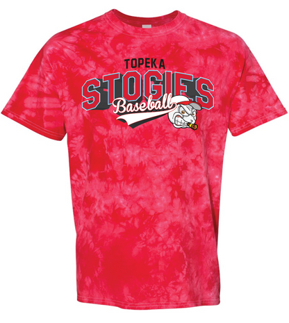 Stogies Baseball Cyclone Tie Dye T-shirt