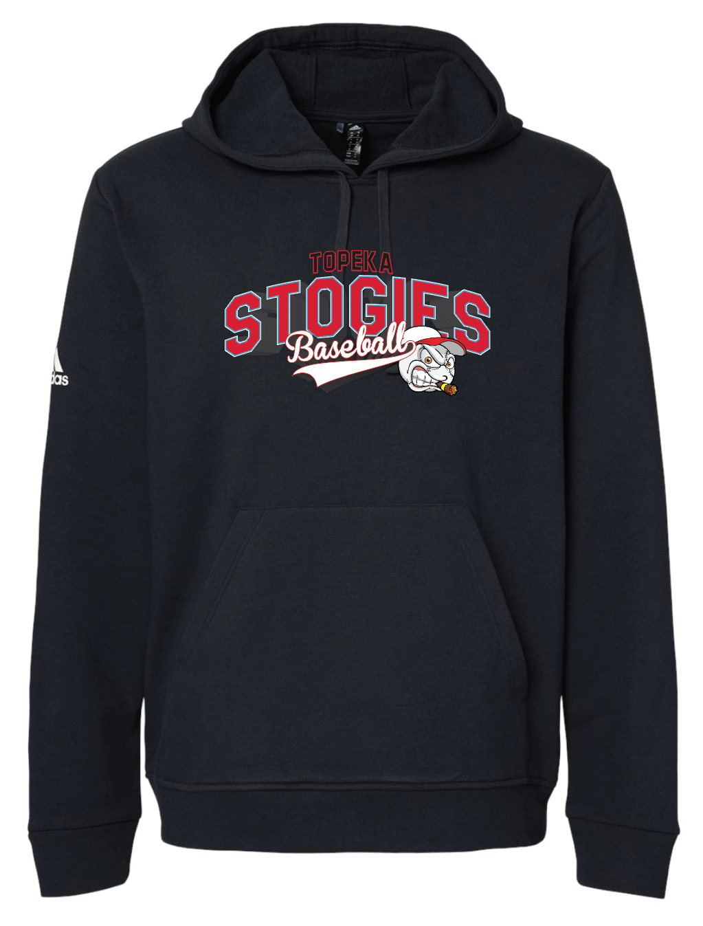 Stogies Baseball Adidas Fleece Hooded Sweatshirt