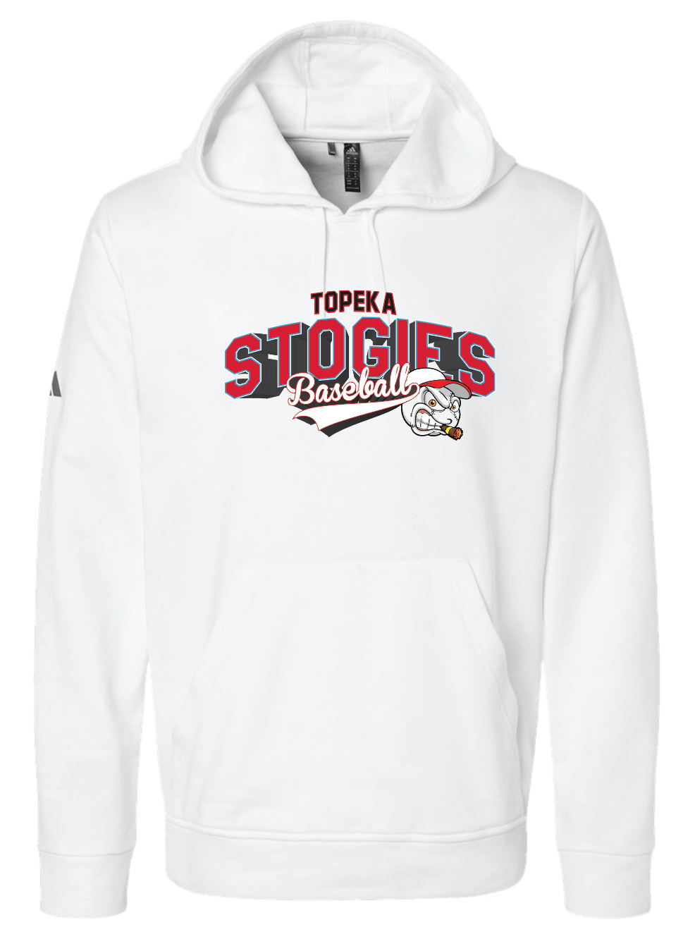 Stogies Baseball Adidas Fleece Hooded Sweatshirt