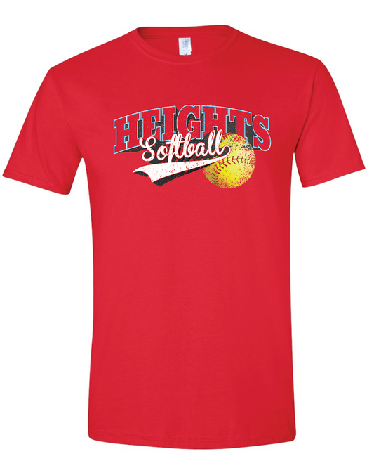 Heights Softball Gildan Softstyle T-Shirt