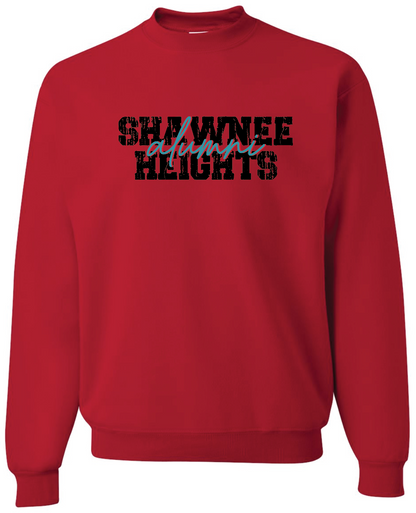 Shawnee Heights Alumni Jerzees Nublend Crew Sweatshirt