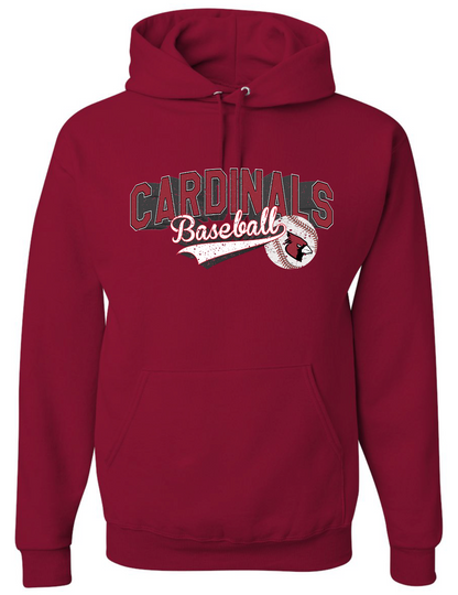 Cardinals Baseball Jerzees Nublend Hooded Sweatshirt