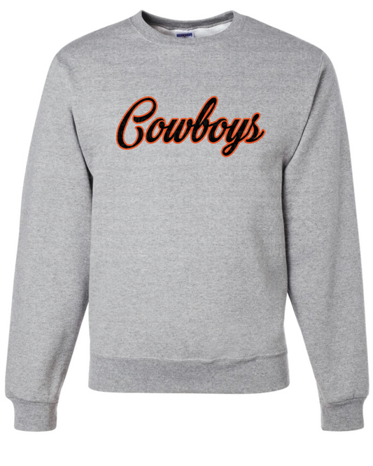 Cowboys Jerzees Nublend Crew Sweatshirt
