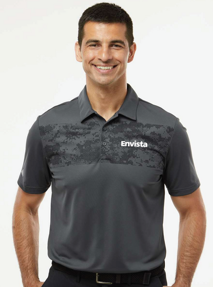 Envista Adidas Camo Chest Print Polo