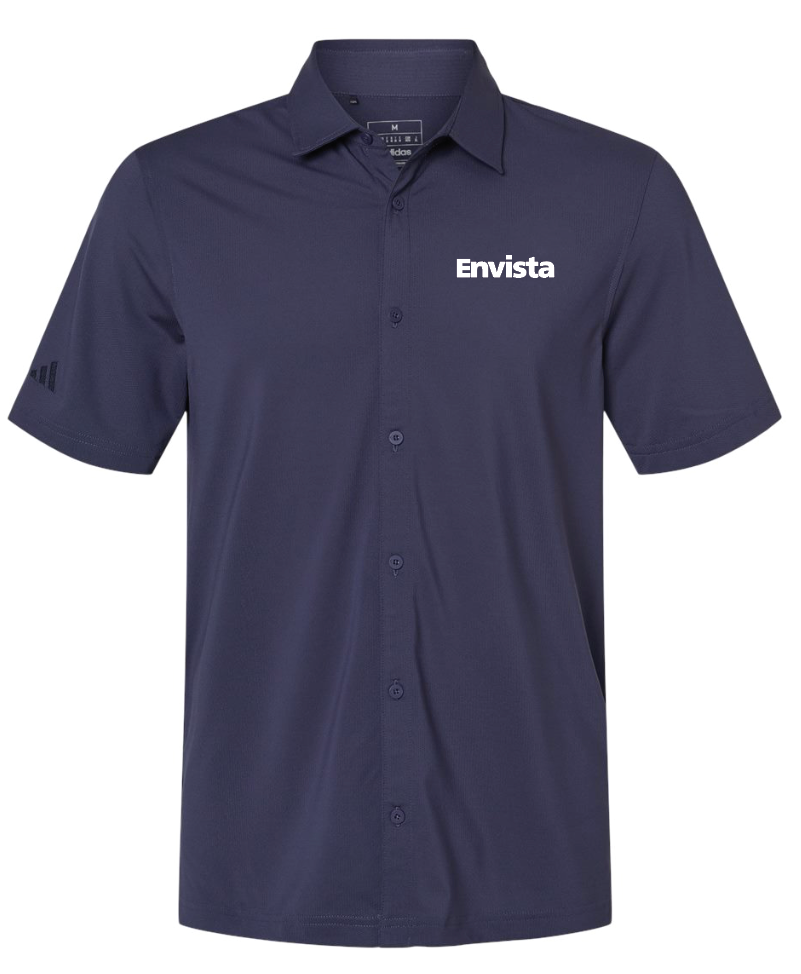 Envista Adidas Button Down Short Sleeve Shirt