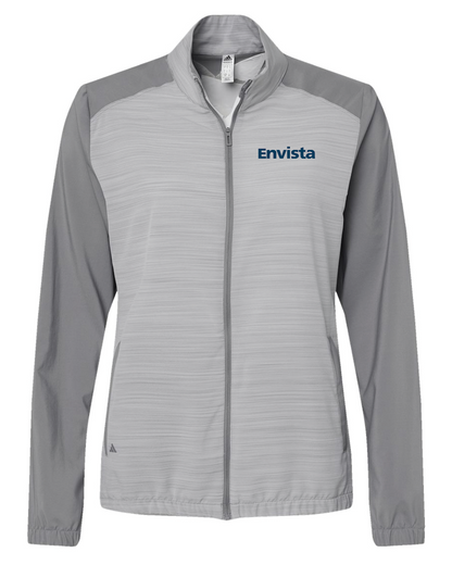 Envista Adidas Women's Heather Block Full-Zip Windshirt