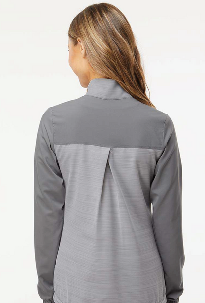 Envista Adidas Women's Heather Block Full-Zip Windshirt