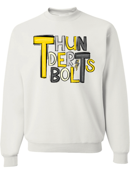 Thunderbolts Doodle Crew Sweatshirt