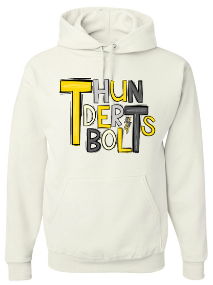 Thunderbolts Doodle Hooded Sweatshirt