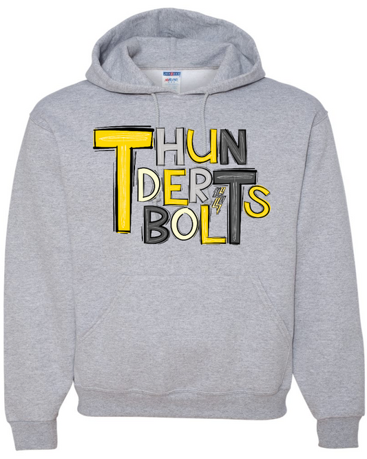 Thunderbolts Doodle Hooded Sweatshirt