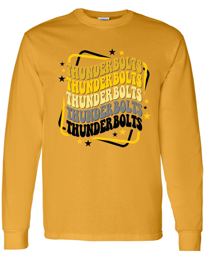 Thunderbolts Wave Long Sleeve T-Shirt