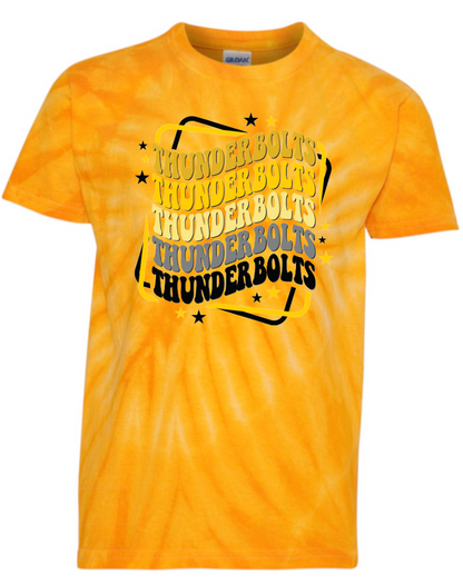 Thunderbolts Wave Tie-Dyed T-Shirt