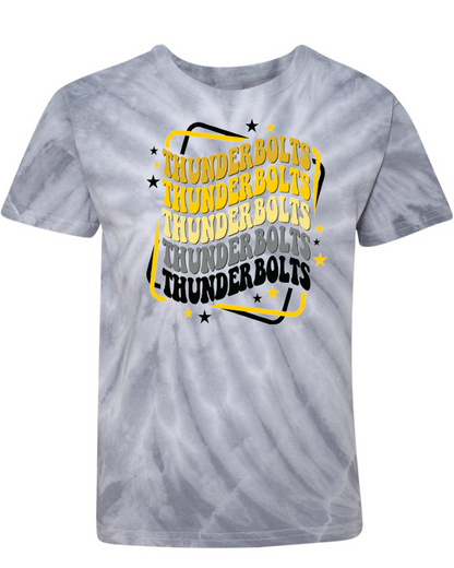 Thunderbolts Wave Tie-Dyed T-Shirt