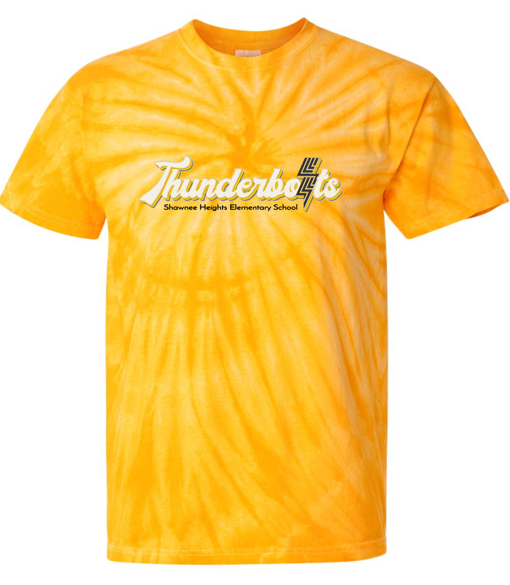 Thunderbolts Tie-Dyed T-Shirt