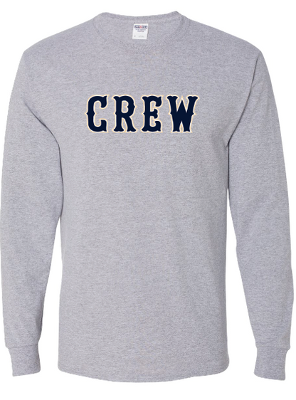 Kansas Crew Baseball Gildan Ultra Cotton® Long Sleeve T-Shirt