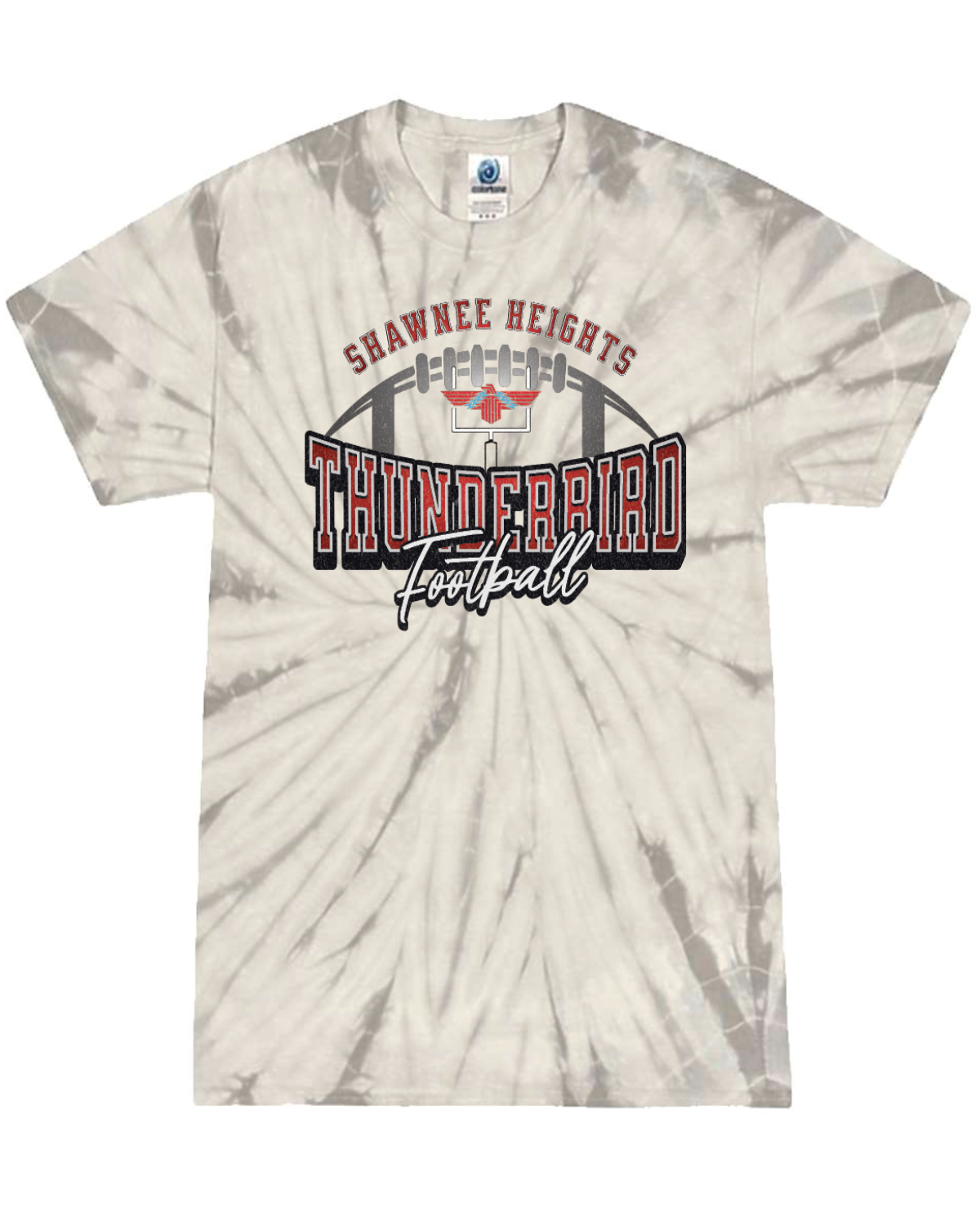 Thunderbirds FootballTie Dye T-shirt