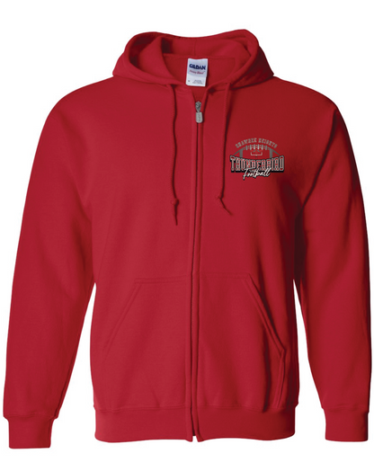 Thunderbirds Football Full Zip Hooded Sweatshirt