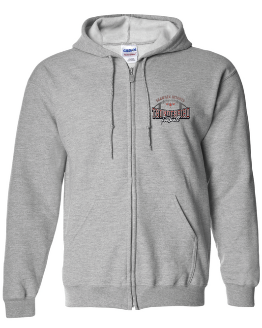 Thunderbirds Football Full Zip Hooded Sweatshirt