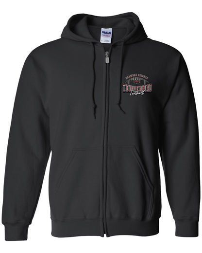 Thunderbirds Football Full Zip Hooded Sweatshirt