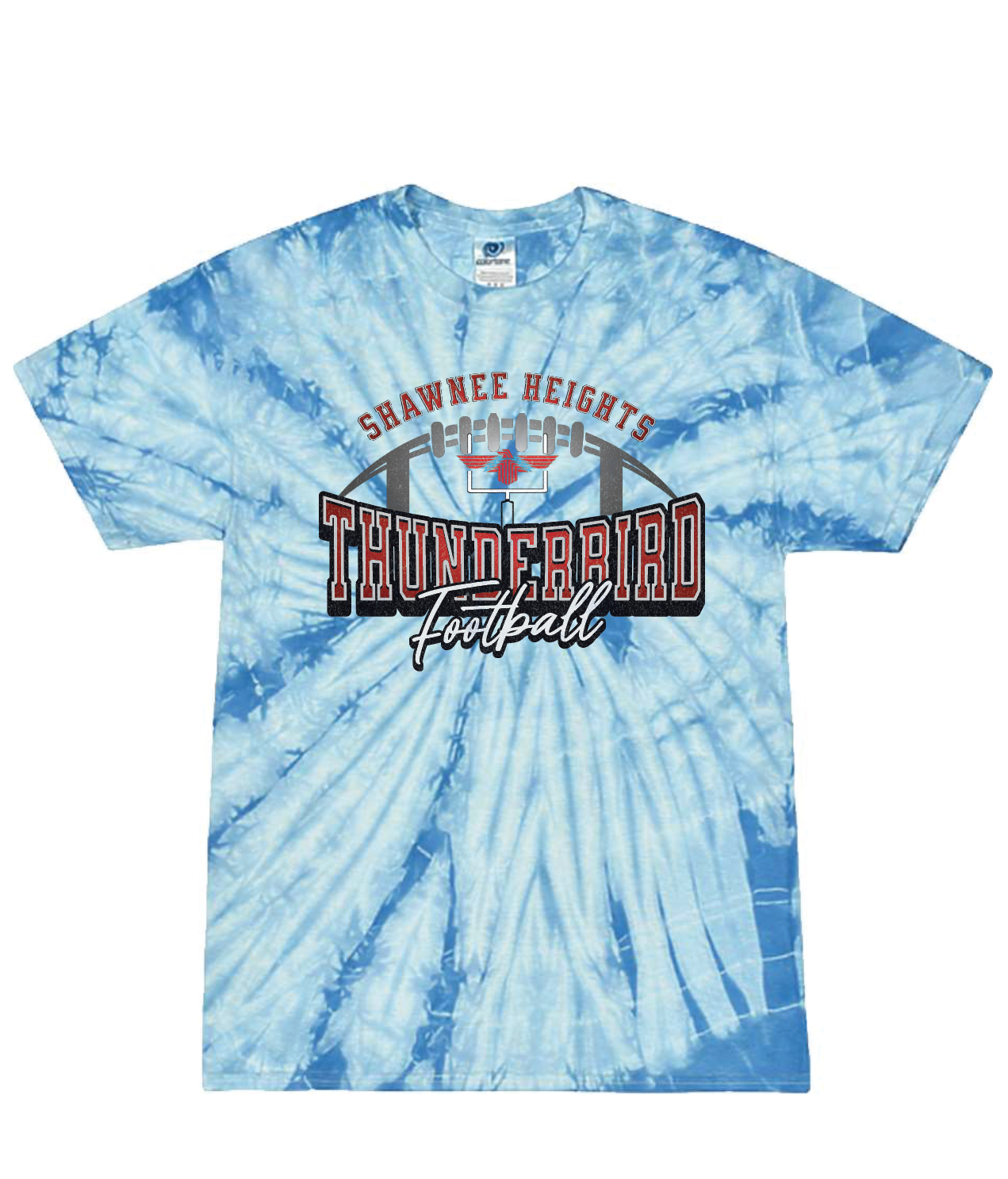 Thunderbirds FootballTie Dye T-shirt