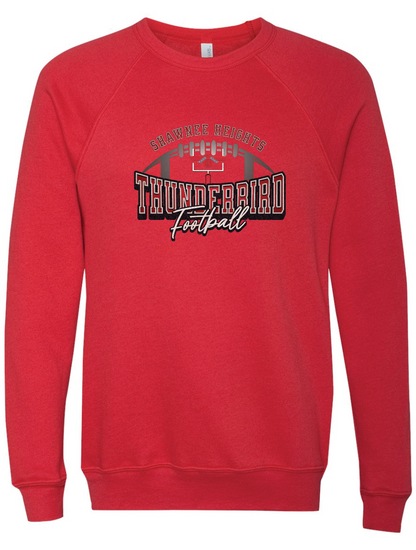 Thunderbirds Football Bella Canvas Crewneck Sweatshirt