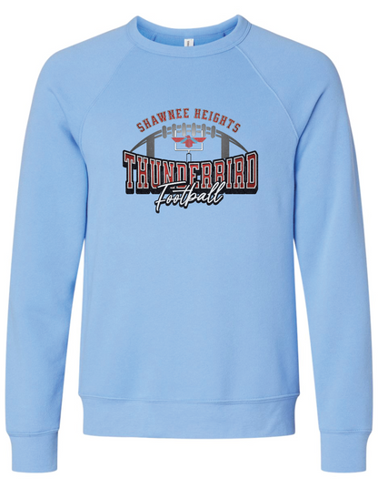 Thunderbirds Football Bella Canvas Crewneck Sweatshirt