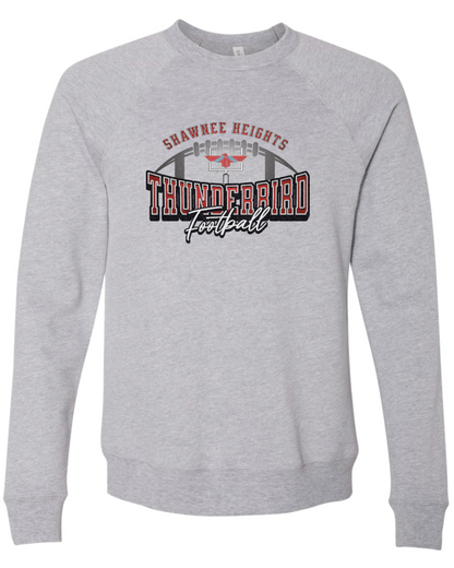 Thunderbirds Football Bella Canvas Crewneck Sweatshirt