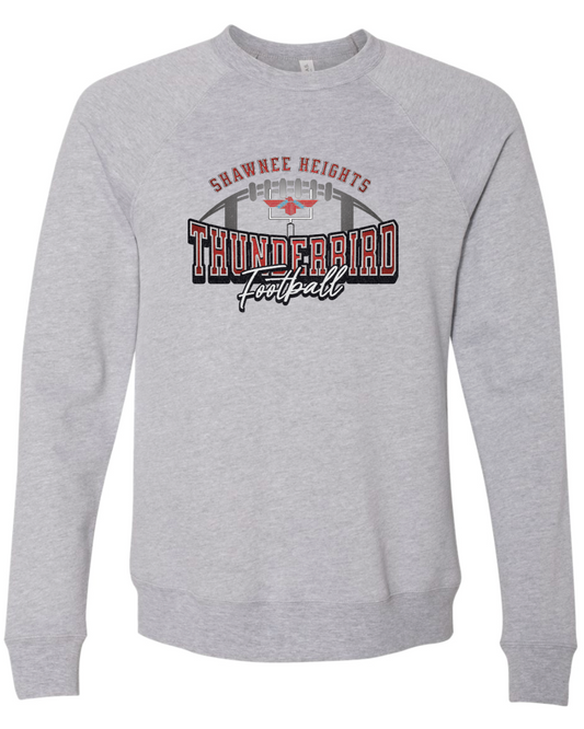 Thunderbirds Football Bella Canvas Crewneck Sweatshirt