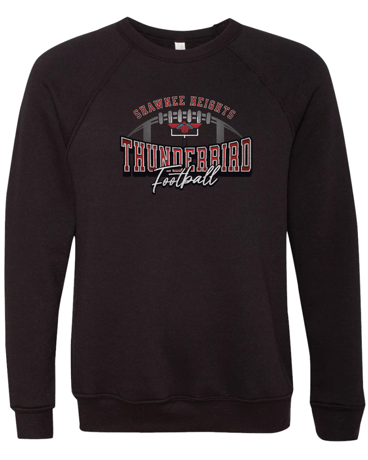 Thunderbirds Football Bella Canvas Crewneck Sweatshirt