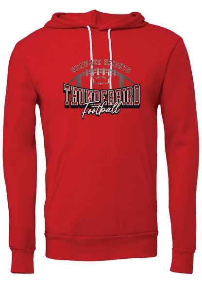 Thunderbirds Football Bella Canvas Sponge Fleece Hoodie