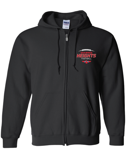 Heights Football Full Zip Hooded Sweatshirt
