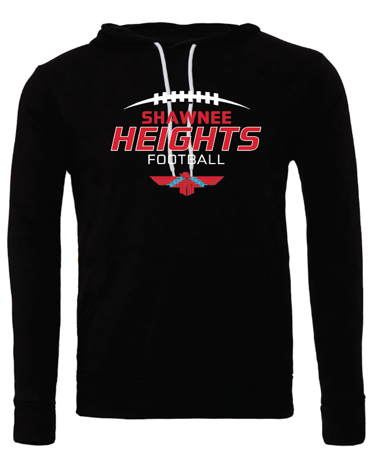 Heights Football Bella Canvas Sponge Fleece Hoodie