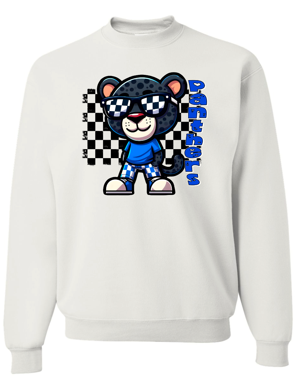 Panthers Mascot Crew Sweatshirt